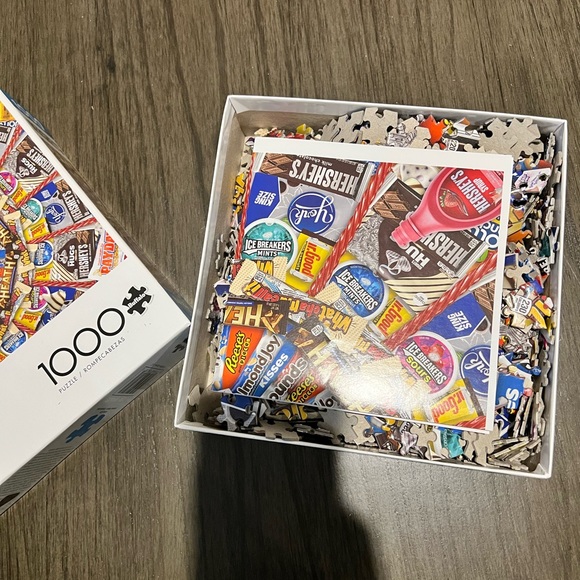 Hershey’s Buffalo 1000 piece puzzle radical collage - Picture 2 of 2